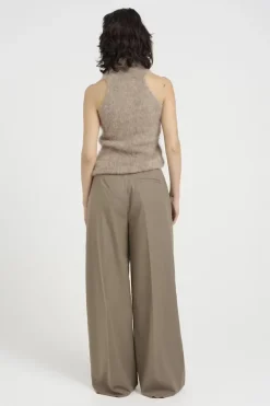 Dames broek bruin