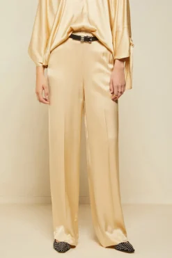 Dames broek ecru