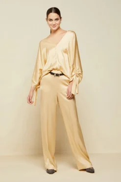 Dames broek ecru