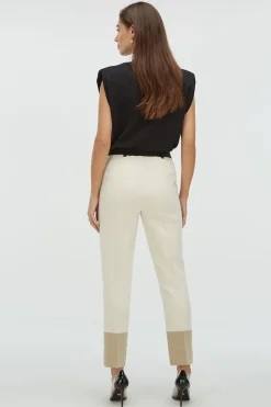 Dames broek ecru