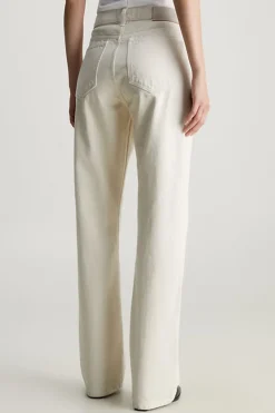 Dames broek ecru