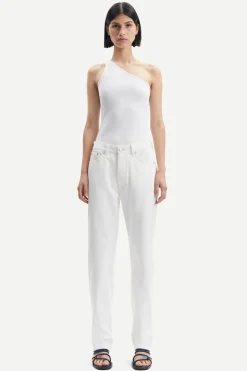 Dames broek ecru