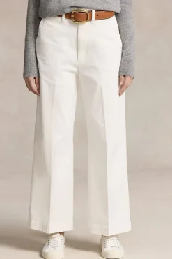 Dames broek ecru