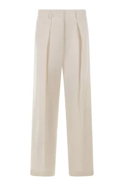 Dames broek ecru