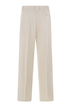 Dames broek ecru