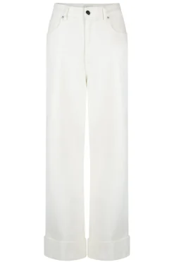 Dames broek ecru