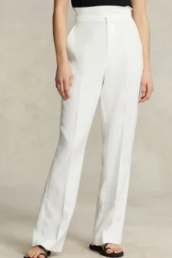 Dames broek ecru
