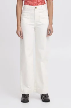 Dames broek ecru