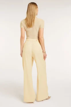 Dames broek ecru