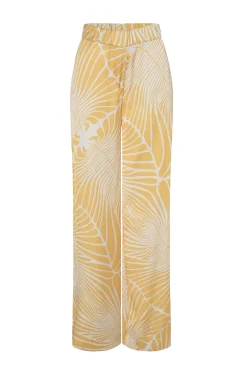 Dames broek geel