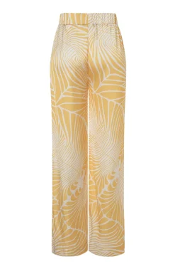 Dames broek geel