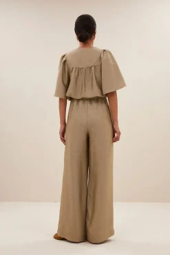 Dames broek goud