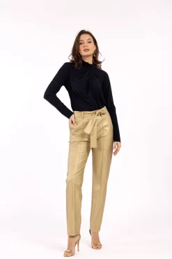 Dames broek goud