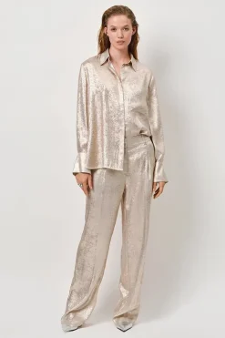 Dames broek goud