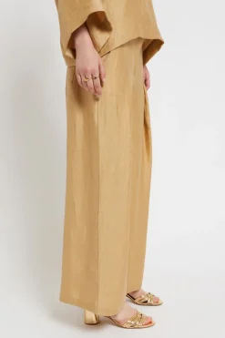 Dames broek goud