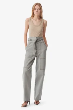 Dames broek grijs