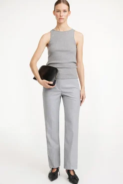 Dames broek grijs