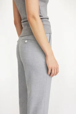 Dames broek grijs