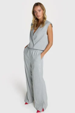 Dames broek grijs
