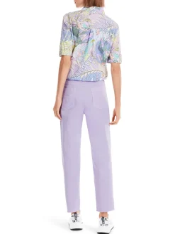 Dames broek paars