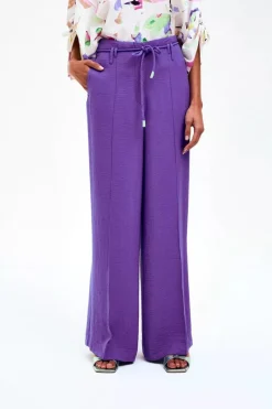 Dames broek paars