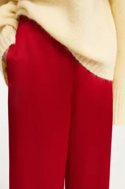 Dames broek rood