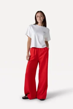 Dames broek rood