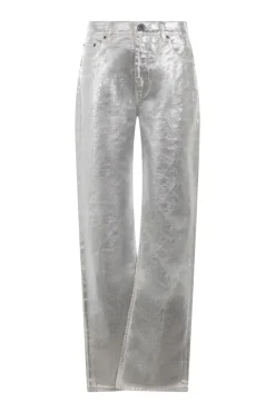 Dames broek zilver
