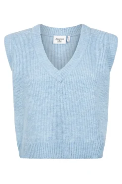 Dames gilet blauw