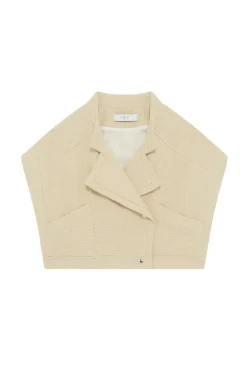 Dames gilet bruin