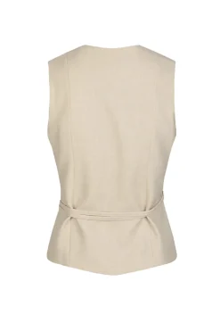 Dames gilet bruin