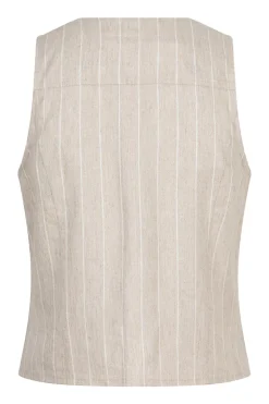 Dames gilet bruin