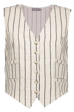 Dames gilet bruin