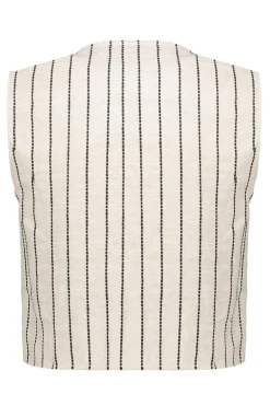 Dames gilet bruin