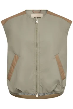 Dames gilet bruin