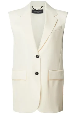 Dames gilet ecru