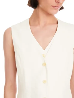 Dames gilet ecru