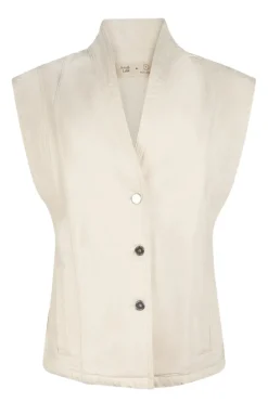 Dames gilet ecru