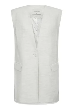 Dames gilet ecru