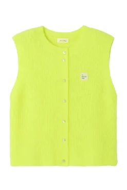 Dames gilet geel