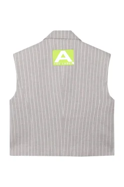 Dames gilet grijs