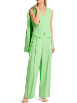 Dames gilet groen