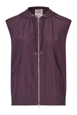 Dames gilet paars
