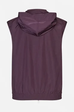Dames gilet paars