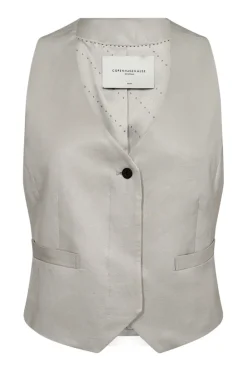 Dames gilet zilver