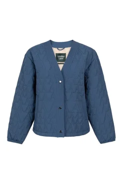 Dames jas blauw