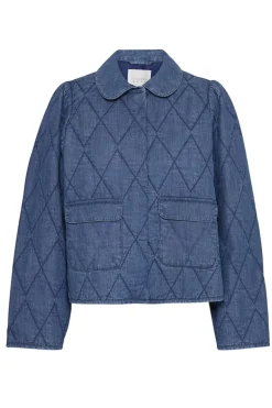 Dames jas blauw