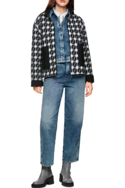 Dames jas blauw