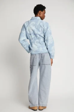 Dames jas blauw
