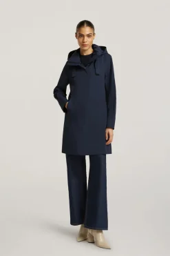Dames jas blauw